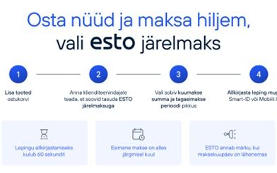 Osta nüüd ja maksa hiljem!